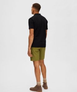 Selected Homme Dante SS Polo Black
