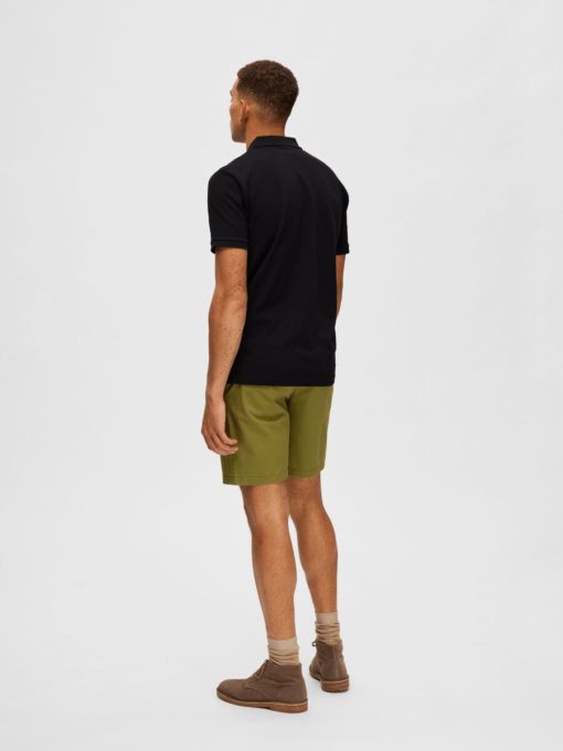 Selected Homme Dante SS Polo Black