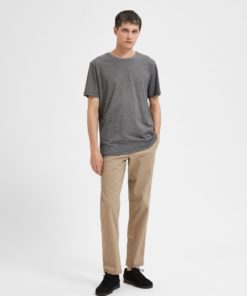 Selected Homme Aspen Mini Stripe O-Neck Tee Black