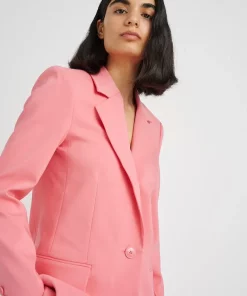 In Wear Zellaiw Long Blazer Pink Rose