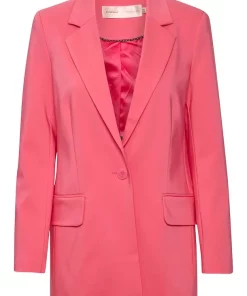 In Wear Zellaiw Long Blazer Pink Rose