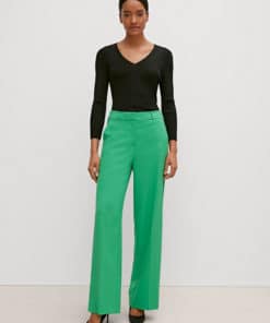 Comma, Wide Leg Trousers Green