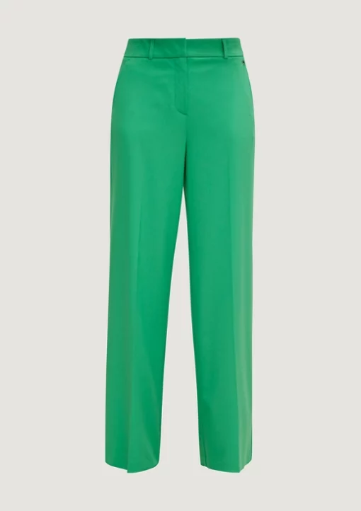 Comma, Wide Leg Trousers Green