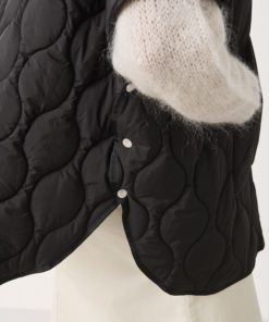 Part Two Safia Poncho Jacket Black
