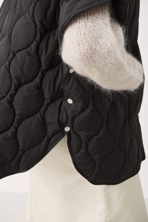 Part Two Safia Poncho Jacket Black