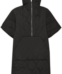 Part Two Safia Poncho Jacket Black