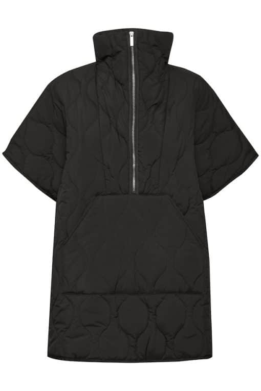 Part Two Safia Poncho Jacket Black