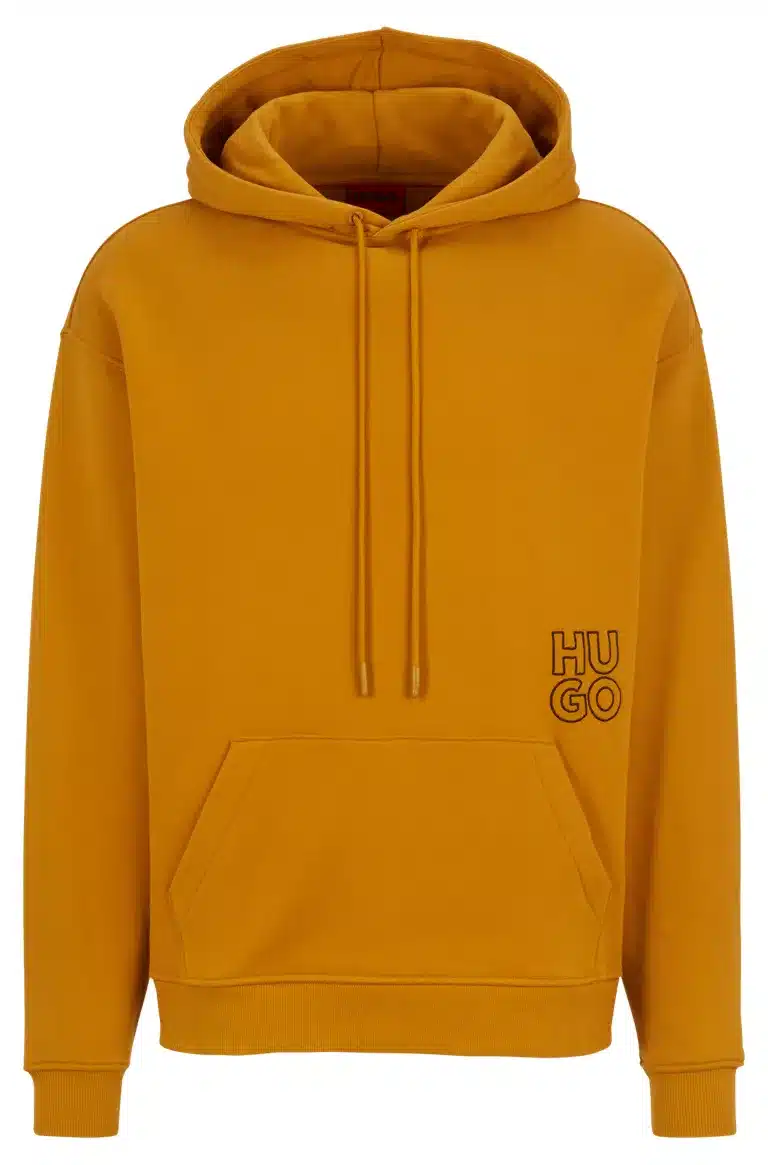 Hugo boss yellow hoodie sale