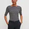 Comma, Stripe T-shirt Navy