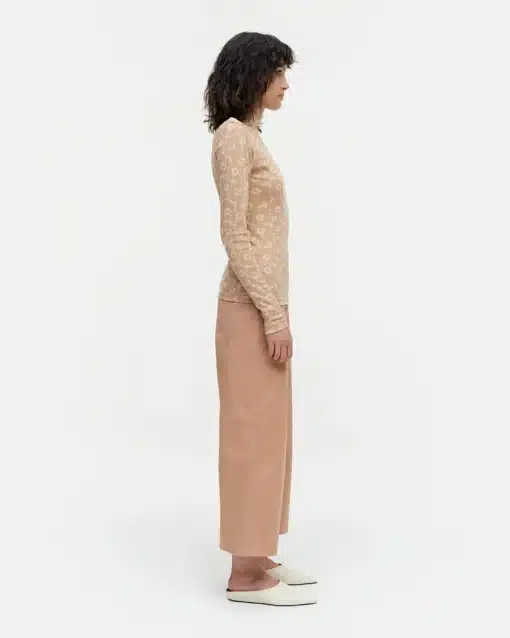 Marimekko Pilke Unikko Jersey Turtleneck Top