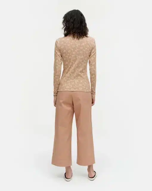 Marimekko Pilke Unikko Jersey Turtleneck Top