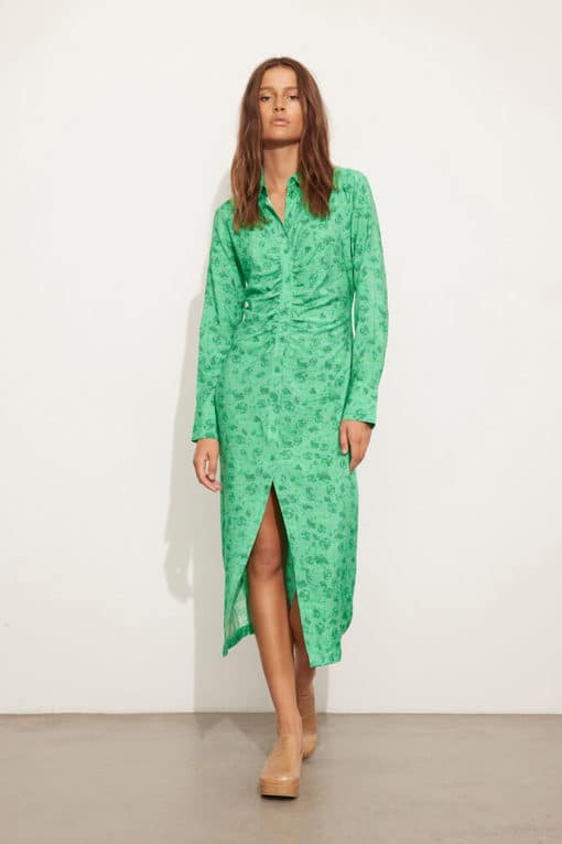 Envii Envictoria Long Dress Aop Water Lily Aop