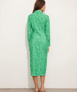 Envii Envictoria Long Dress Aop Water Lily Aop