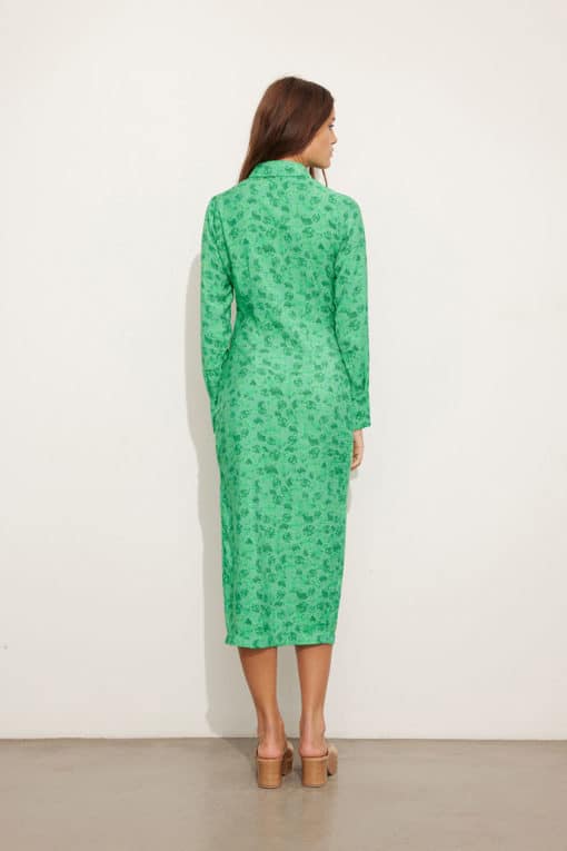 Envii Envictoria Long Dress Aop Water Lily Aop