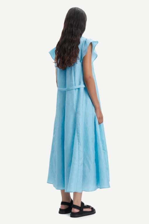 Samsoe & Samsoe Karookh Long Dress  Blue Topaz