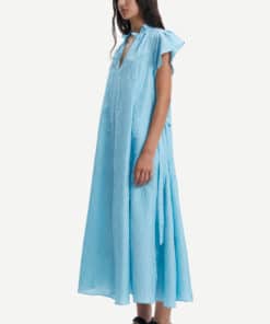Samsoe & Samsoe Karookh Long Dress Blue Topaz
