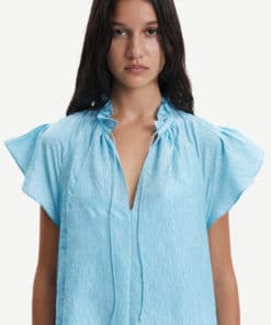 Samsoe & Samsoe Karookh Long Dress Blue Topaz