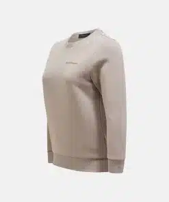 Peak Performance Original Small Logo Crew Women Avid Beige