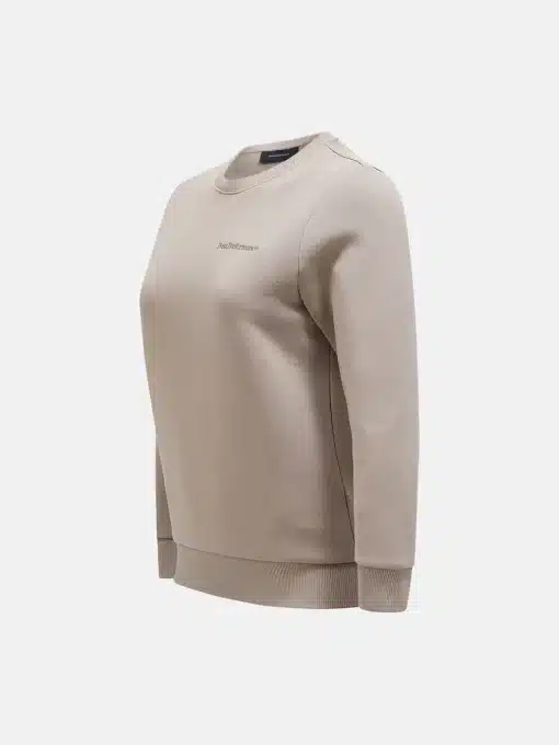 Peak Performance Original Small Logo Crew Women Avid Beige
