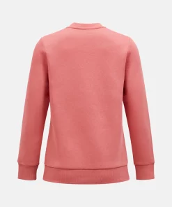 Peak Performance Original Small Logo Crew Women Trek Pink