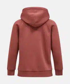 Peak Performance Original Small Logo Zip Hood Women Classic Clay