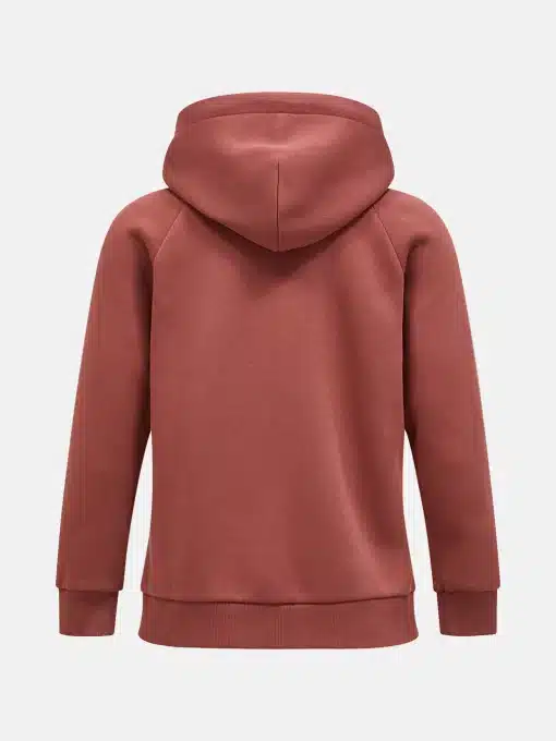 Peak Performance Original Small Logo Zip Hood Women Classic Clay