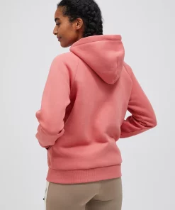 Peak Performance Original Small Logo Zip Hood Women Trek Pink