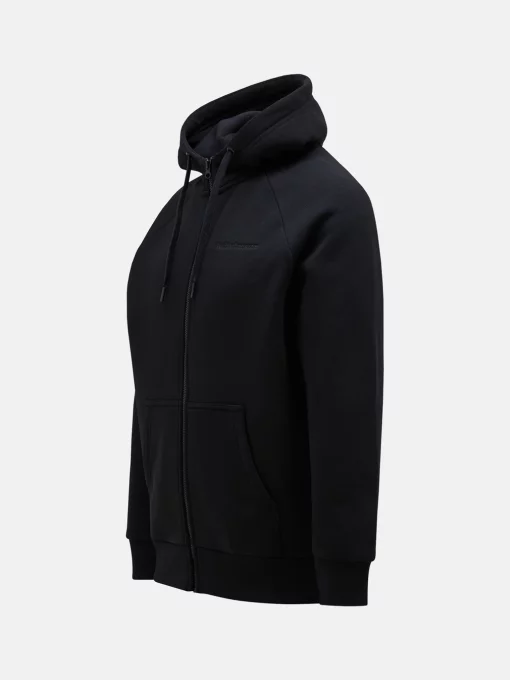Peak Performance Original Small Logo Zip Hood Men Black