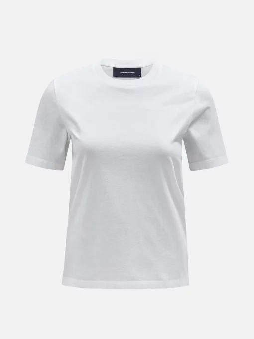 Peak Performance Original Small Logo Tee Women Offwhite