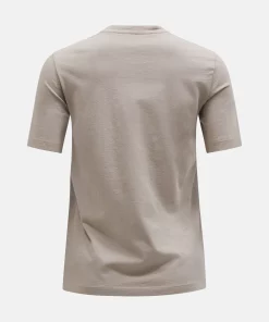 Peak Performance Original Small Logo Tee Women Avid Beige