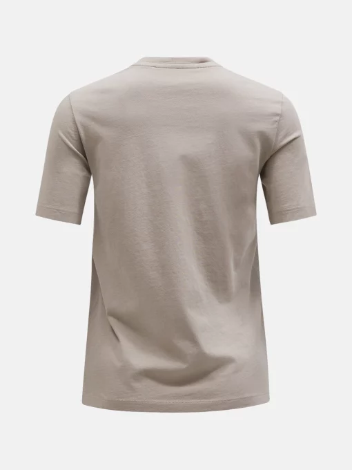 Peak Performance Original Small Logo Tee Women Avid Beige