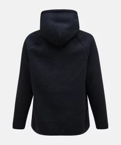 Peak Performance Fleece Hood Men Black