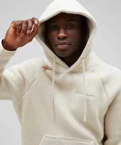 Peak Performance Fleece Hood Men Sand Fog