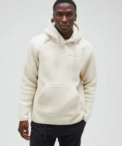 Peak Performance Fleece Hood Men Sand Fog