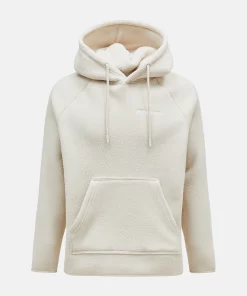 Peak Performance Fleece Hood Men Sand Fog