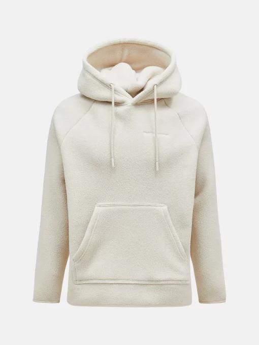 Peak Performance Fleece Hood Men Sand Fog