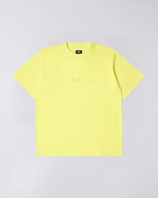 Edwin Katakana Embroidery T-Shirt Charlock