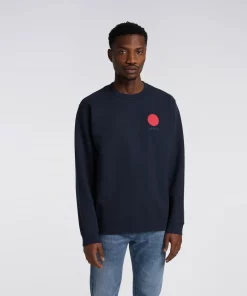 Edwin Japanese Sun Sweatshirt Navy Blazer