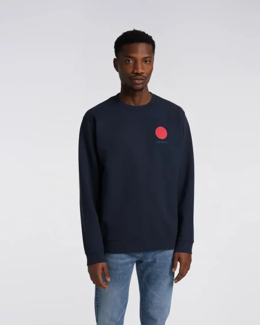 Edwin Japanese Sun Sweatshirt Navy Blazer