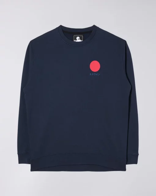 Edwin Japanese Sun Sweatshirt Navy Blazer