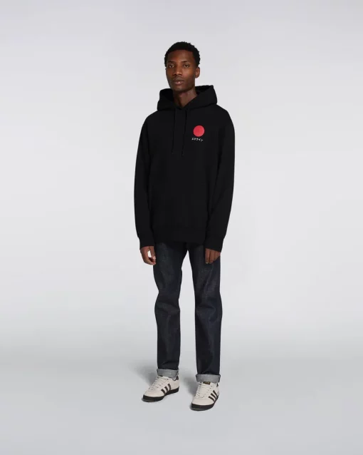 Edwin japanese Sun Hoodie Black