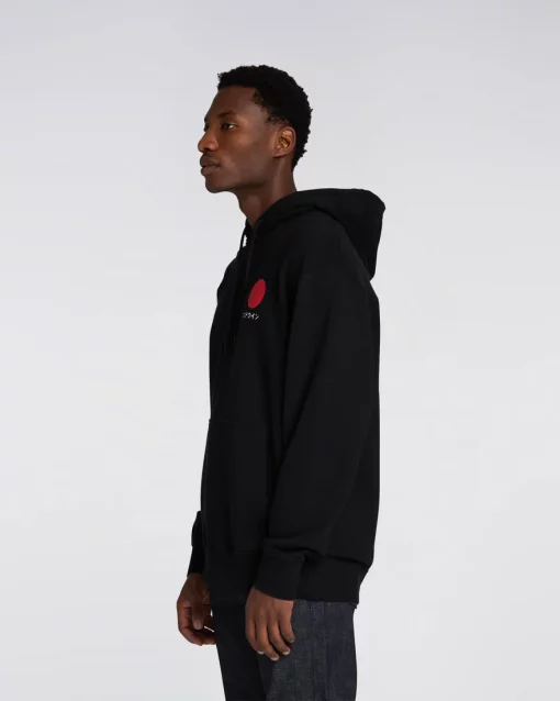 Edwin japanese Sun Hoodie Black
