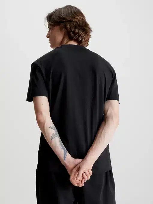 Calvin Klein Logo Tape Tee Black
