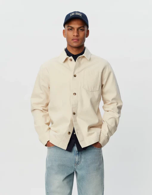 Les Deux Layton Hybrid Shirt Jacket Ivory