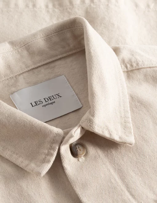 Les Deux Layton Hybrid Shirt Jacket Ivory