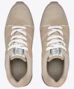 Les Deux Trenton Suede Sneaker Dark Sand