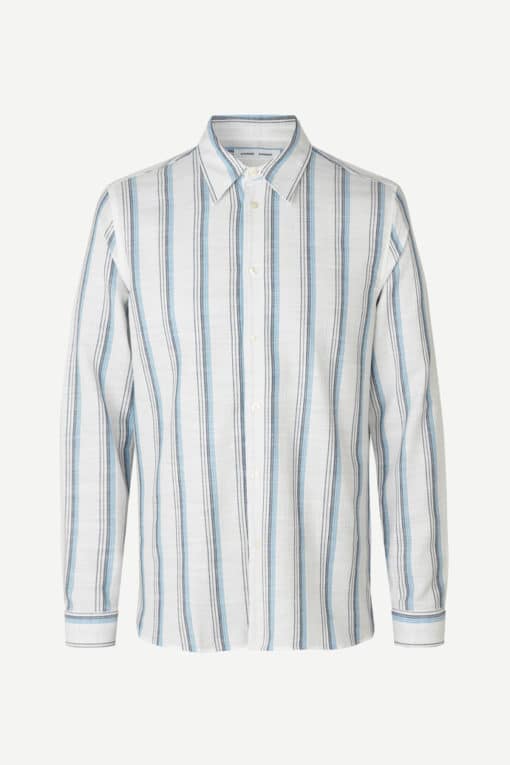 Samsoe & Samsoe Liam FX Shirt Blue Stone