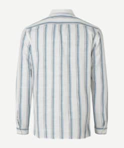 Samsoe & Samsoe Liam FX Shirt Blue Stone