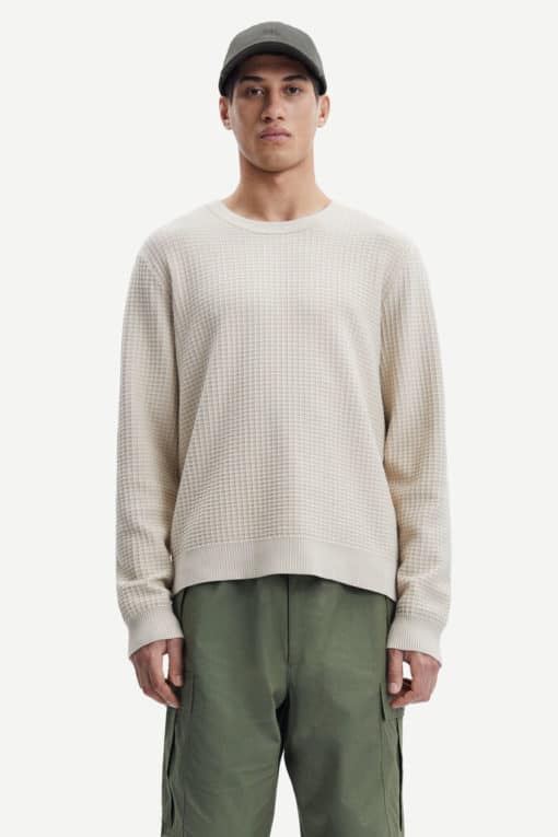 Samsoe & Samsoe Derek Crew Neck Oatmeal