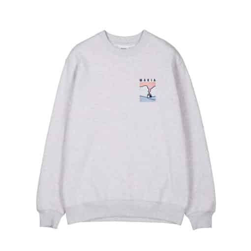Makia Steamer Sweatshirt Light Grey